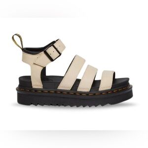 Dr. Martens Blaire parchment beige Chunky Sole Sandals